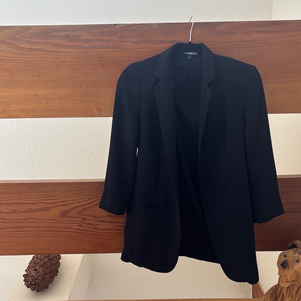 Express Women's Classic Black Suit Jacket
